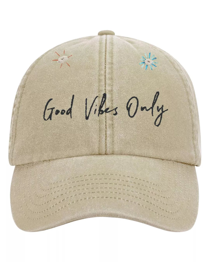 vintage baseball cap good vibes only