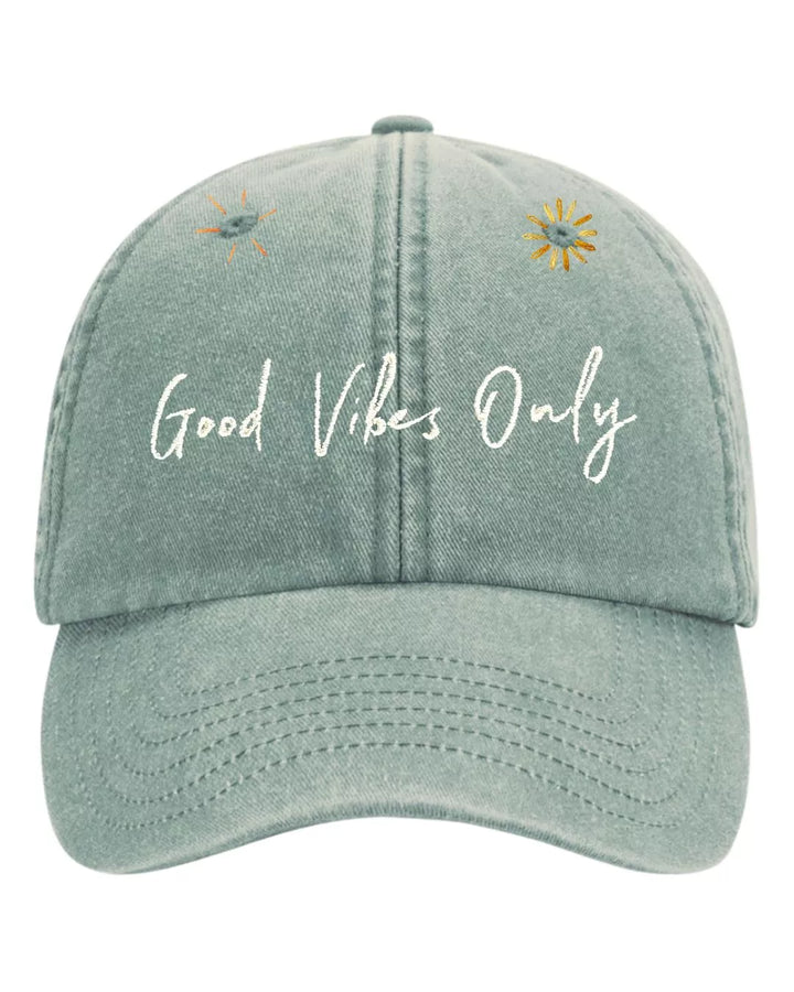 vintage baseball cap good vibes only