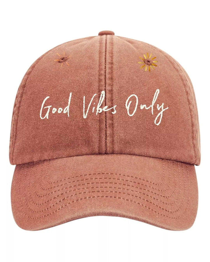 vintage baseball cap good vibes only
