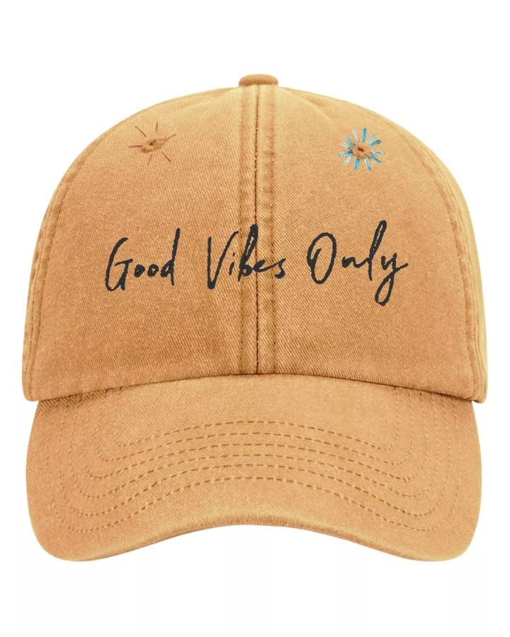vintage baseball cap good vibes only