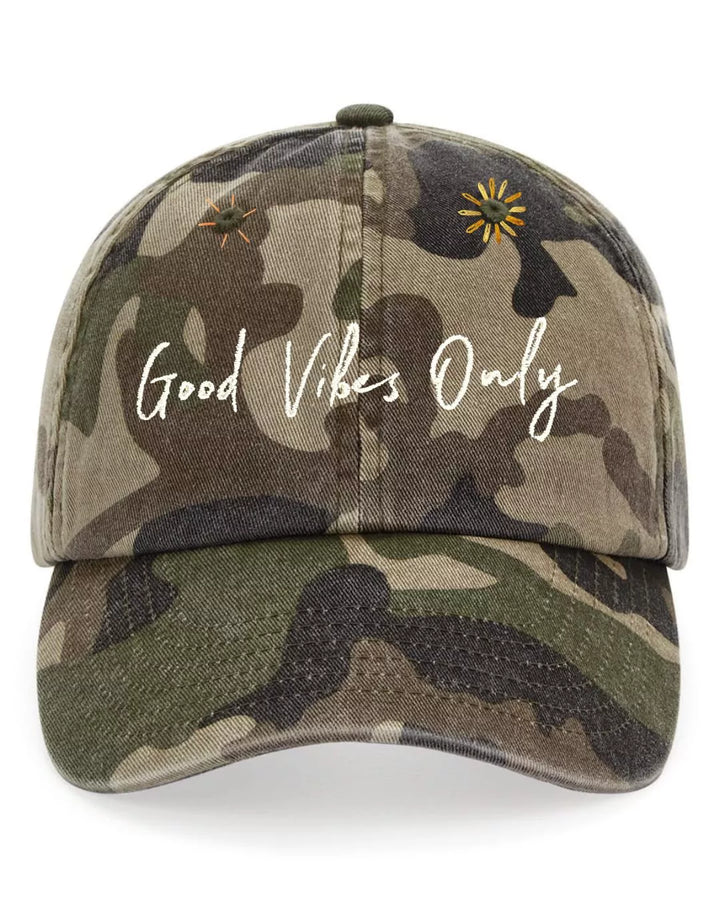 vintage baseball cap good vibes only