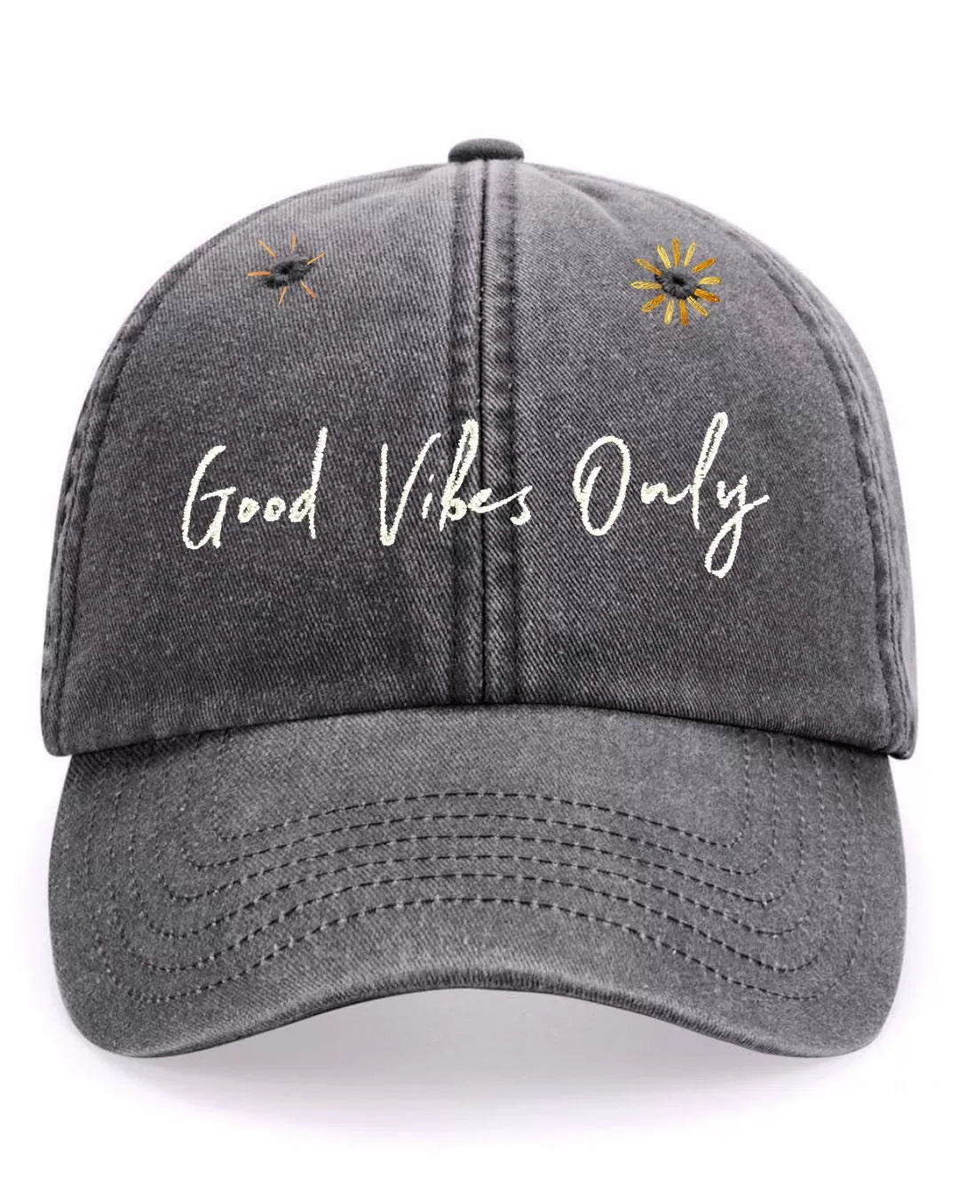 vintage baseball cap good vibes only