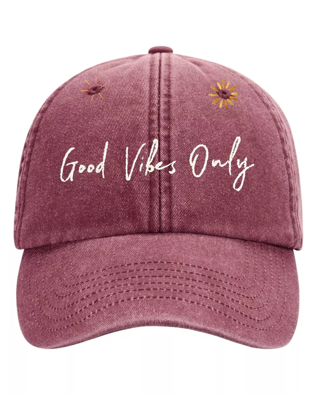 vintage baseball cap good vibes only