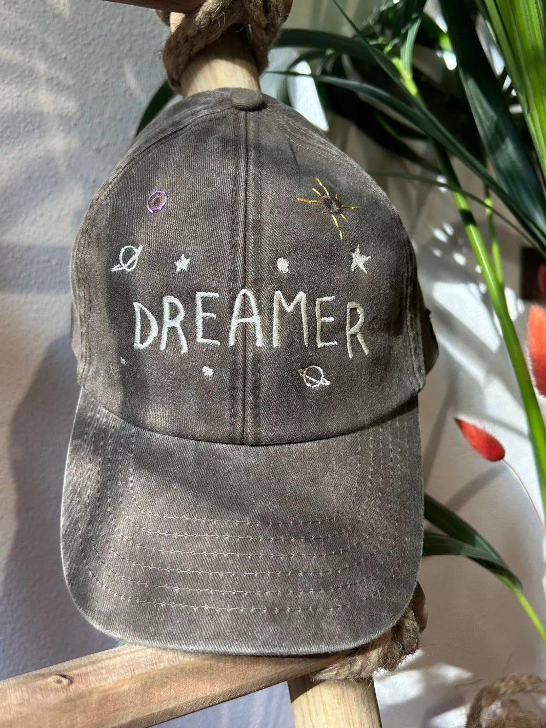 vintage embroidered baseball cap dreamer