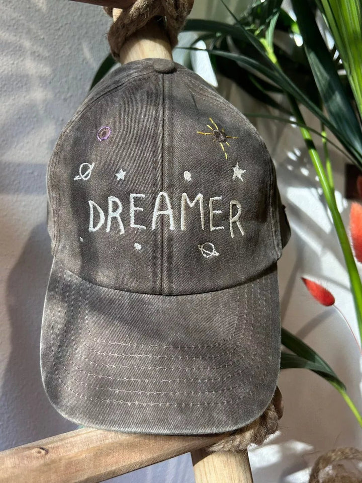 vintage embroidered baseball cap dreamer
