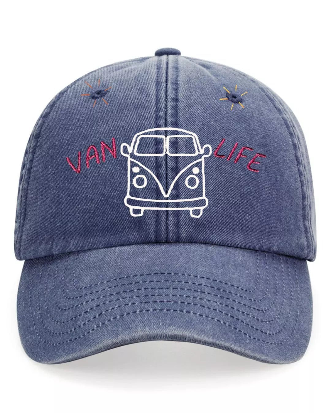 vintage embroidered baseball cap van life