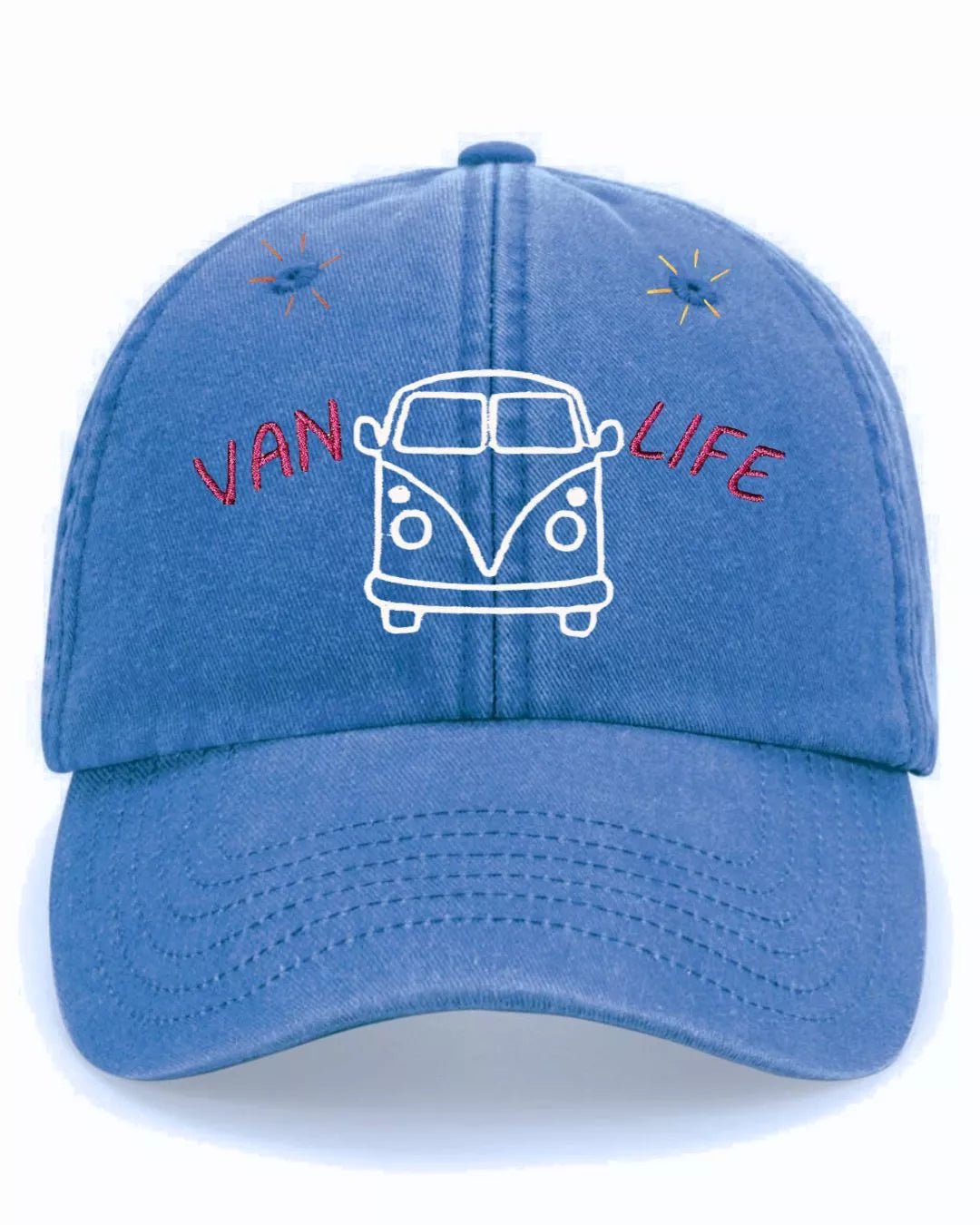 vintage embroidered baseball cap van life