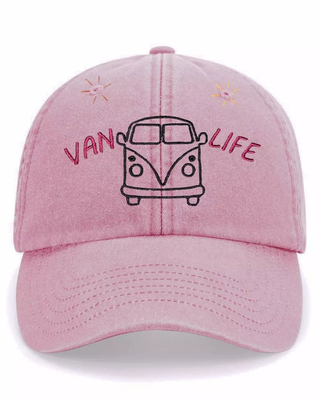 vintage embroidered baseball cap van life