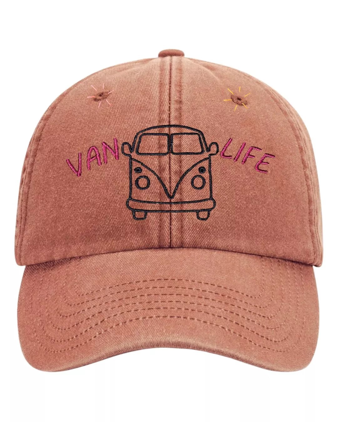 vintage embroidered baseball cap van life