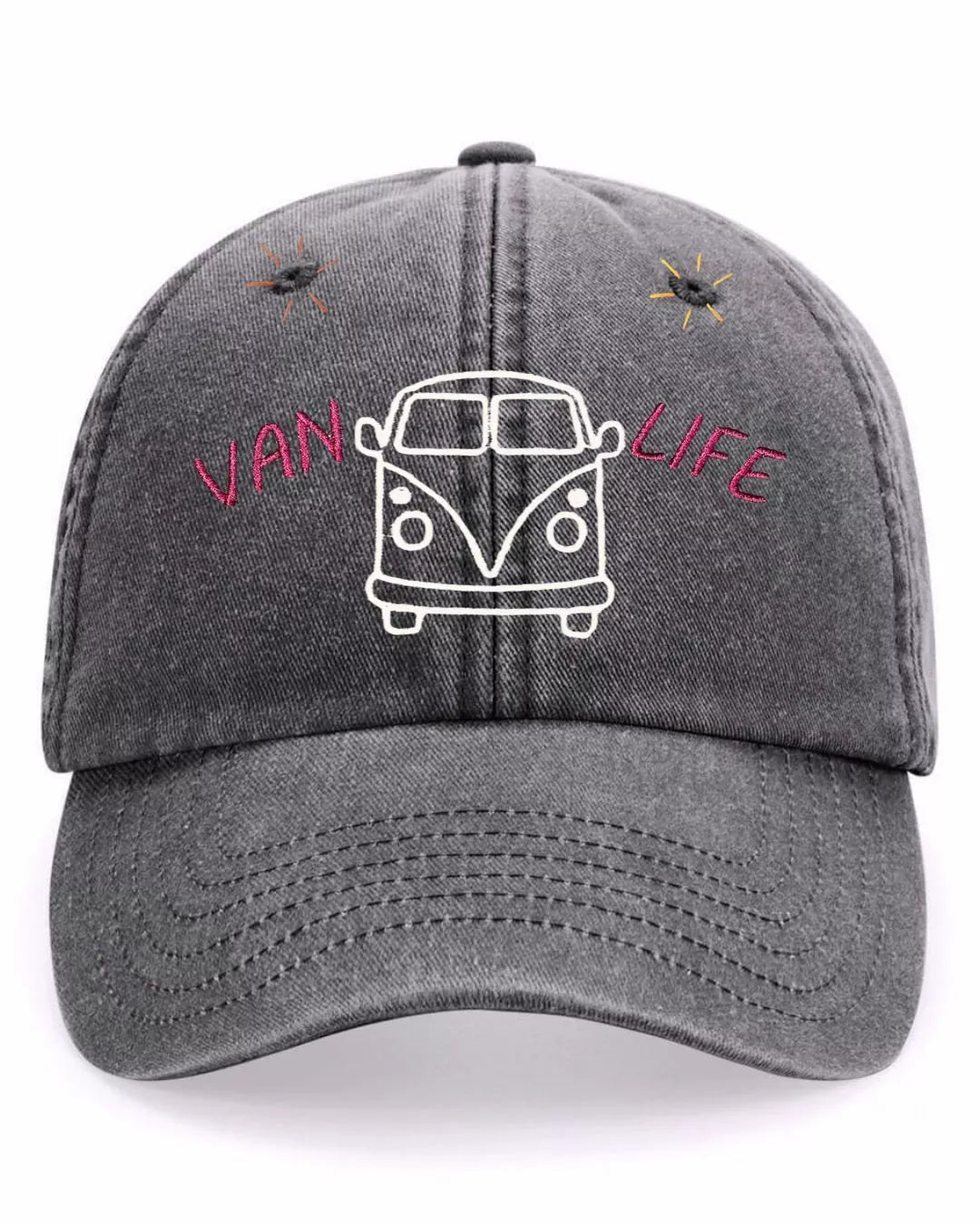 vintage embroidered baseball cap van life