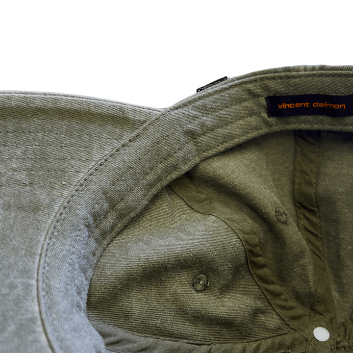 VINTAGE KHAKI BASEBALL CAP - Vincent Daimon