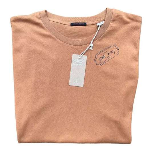 brown sugar unisex organic cotton t-shirt with airplane print