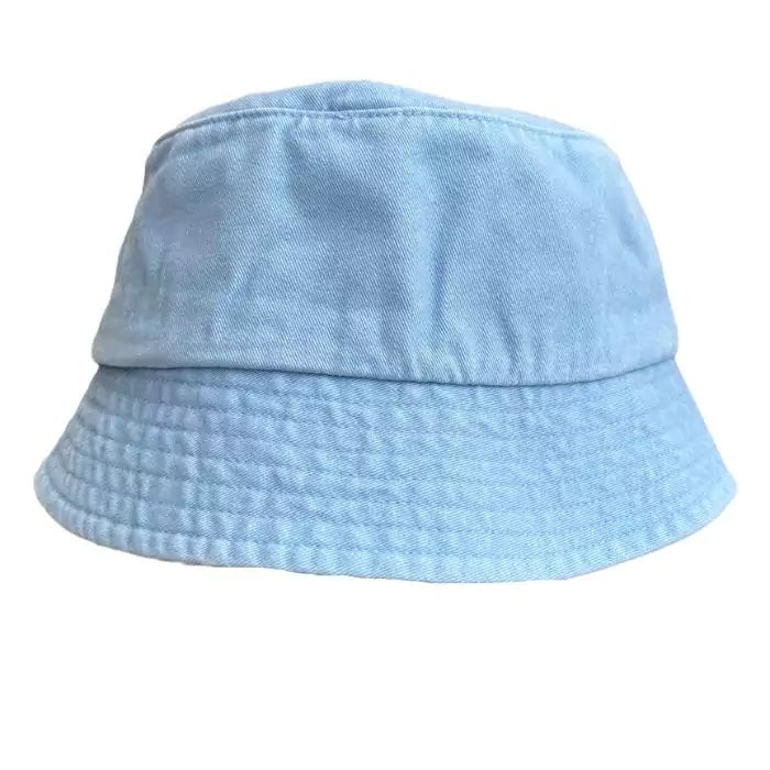 Embroidered eco-friendly fisherman hat. with vinyl and musical notes